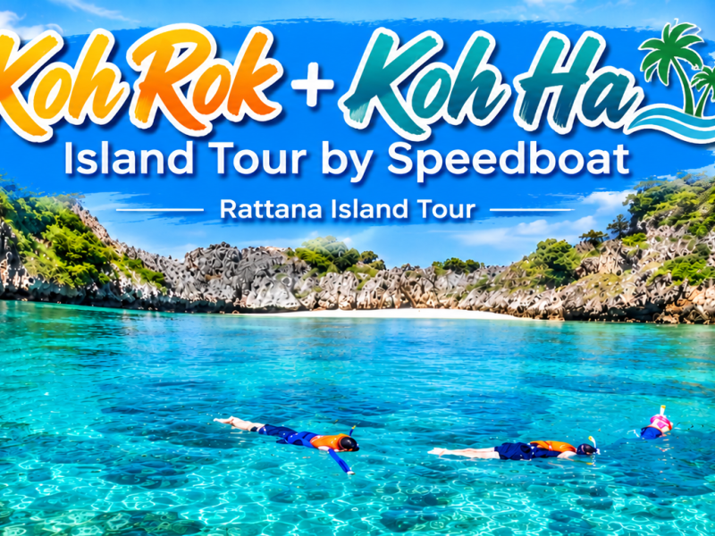 Koh Rok + Koh Ha Island Tour by Speedboat | Rattana Island Tour