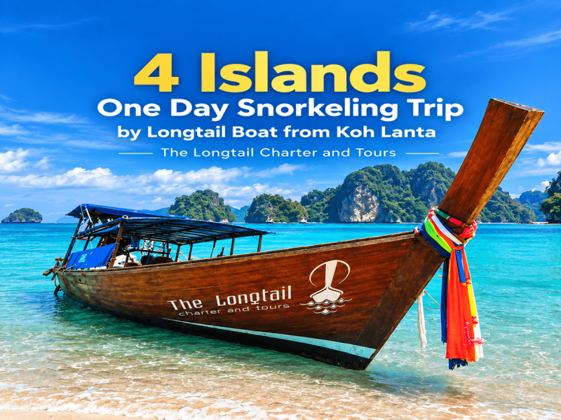 4 Islands One Day Snorkeling Trip by Longtail Boat from Koh Lanta | The Longtail Charter and Tours