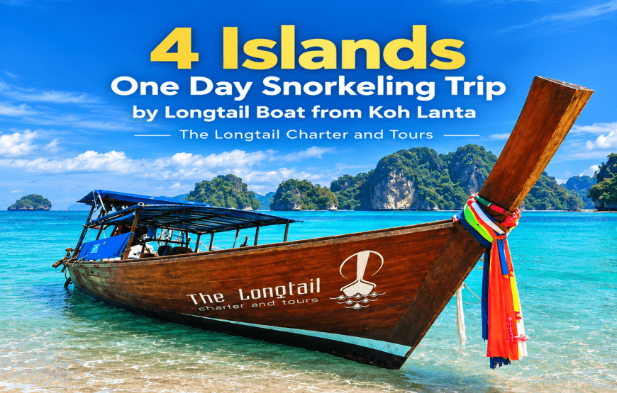 4 Islands One Day Snorkeling Trip by Longtail Boat from Koh Lanta | The Longtail Charter and Tours