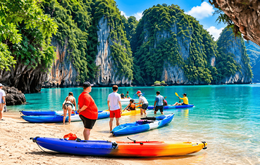 Koh Phee + Talabeng + Bubu Island + Mangrove  By Longtail Boat & Kayaking | Rainbow Lanta Travel & Tour