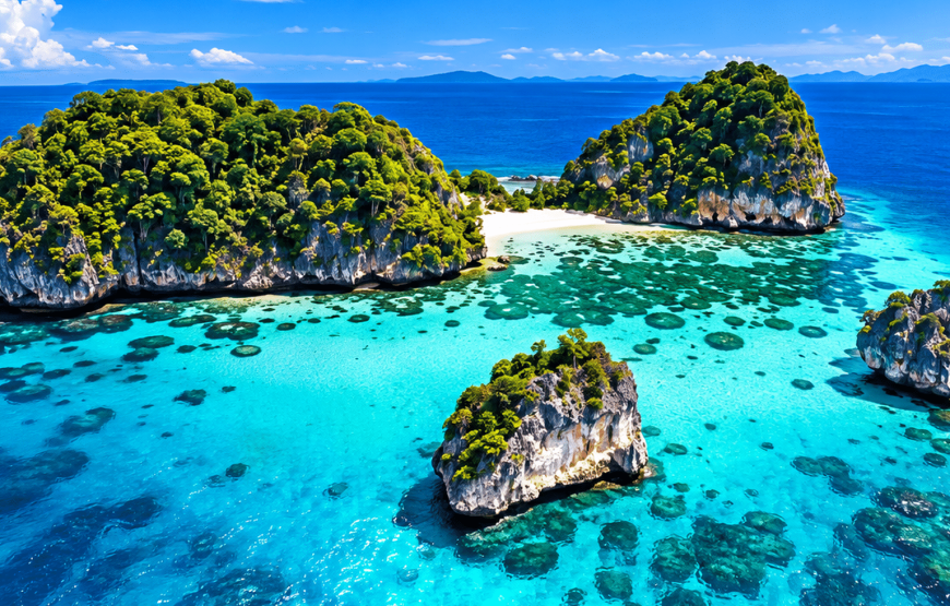 Koh Rok & Koh Haa One Day Tour by Speedboat | Sinthongchai Speedboat Travel & Tour