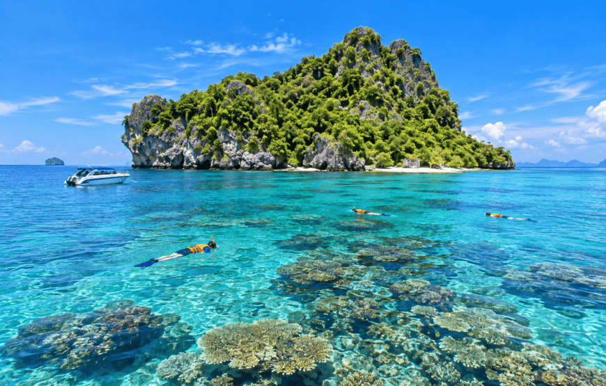 4 Islands & Emerald Cave One Day Tour by Speedboat from Koh Lanta | TIN Adventure Sea Tour