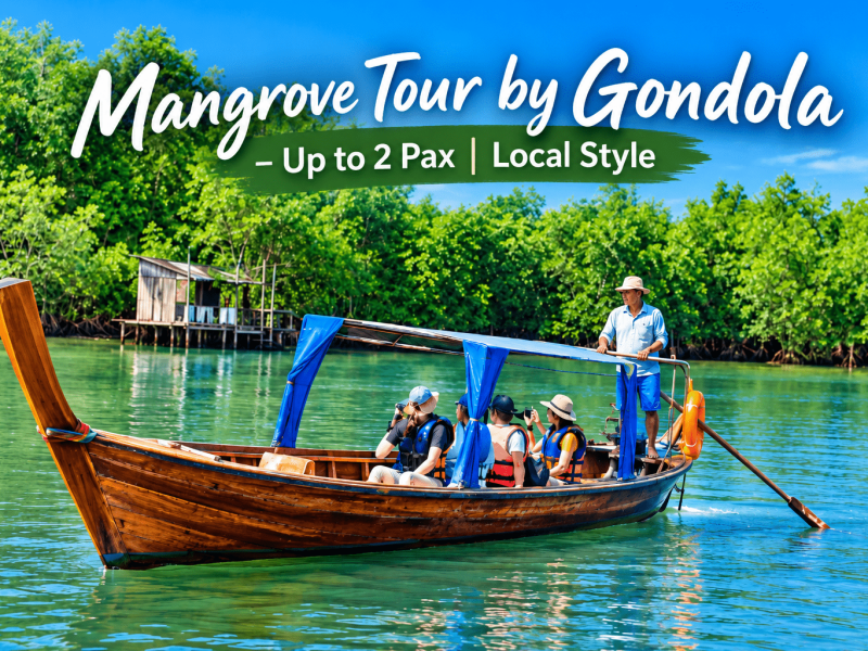 Mangrove Tour by Gondola – Up to 2 Pax | Local Style