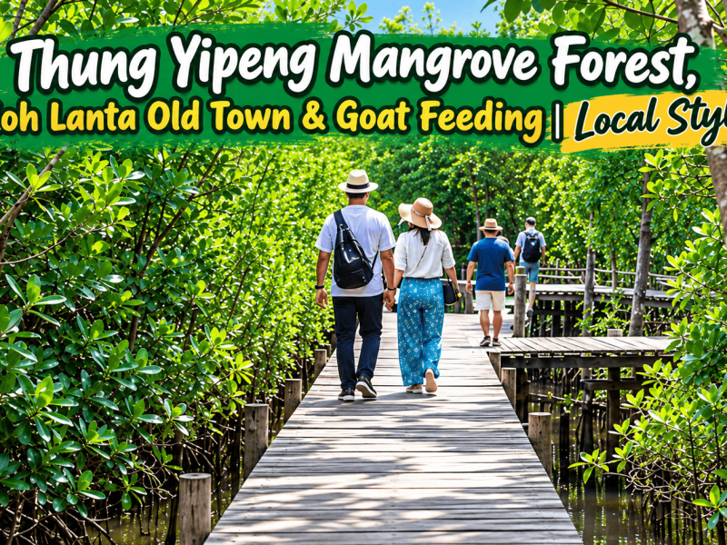 Thung Yipeng Mangrove Forest, Koh Lanta Old Town & Goat Feeding | Local Style