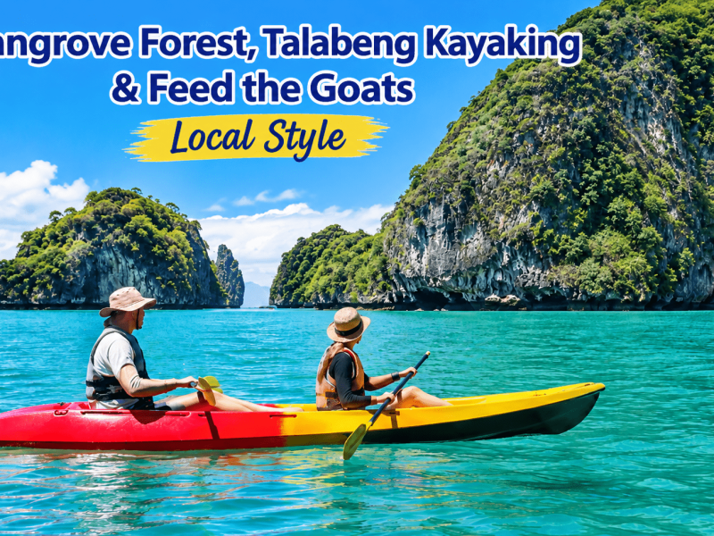 Mangrove Forest, Talabeng Kayaking & Feed the Goats | Local Style
