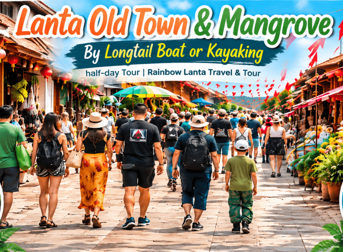 Lanta Old Town & Mangrove By Longtail Boat or Kayaking half-day Tour | Rainbow Lanta Travel & Tour